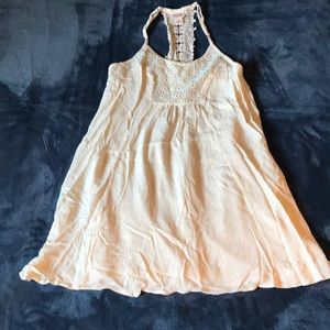 Cream Mini Dress